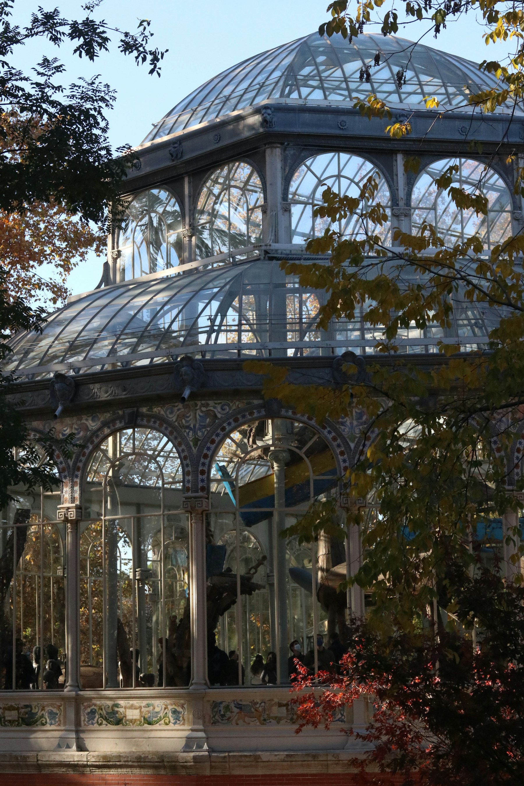 Palacio de Cristal en el Parque del Retiro