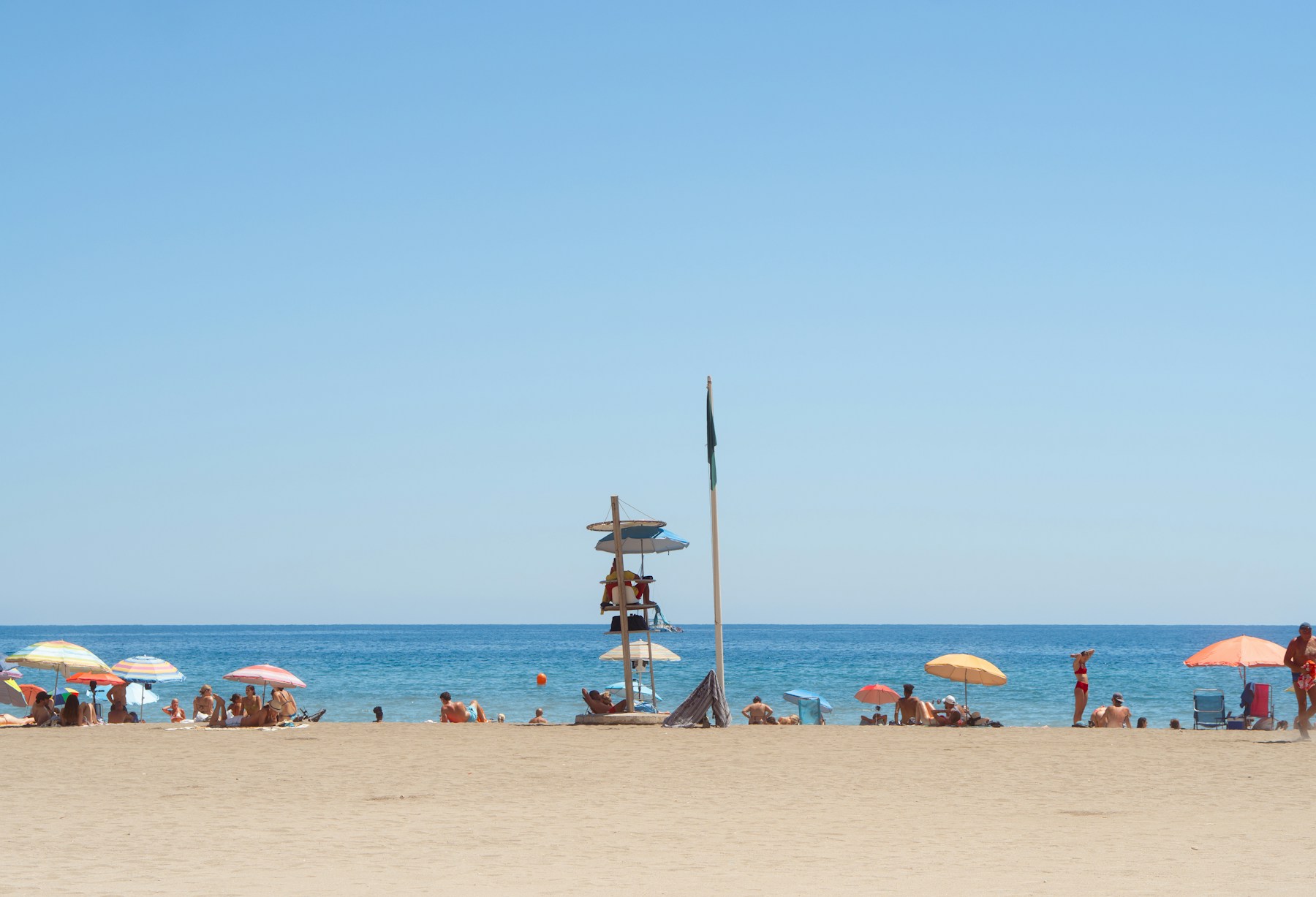 Playa de la Malagueta en Málaga