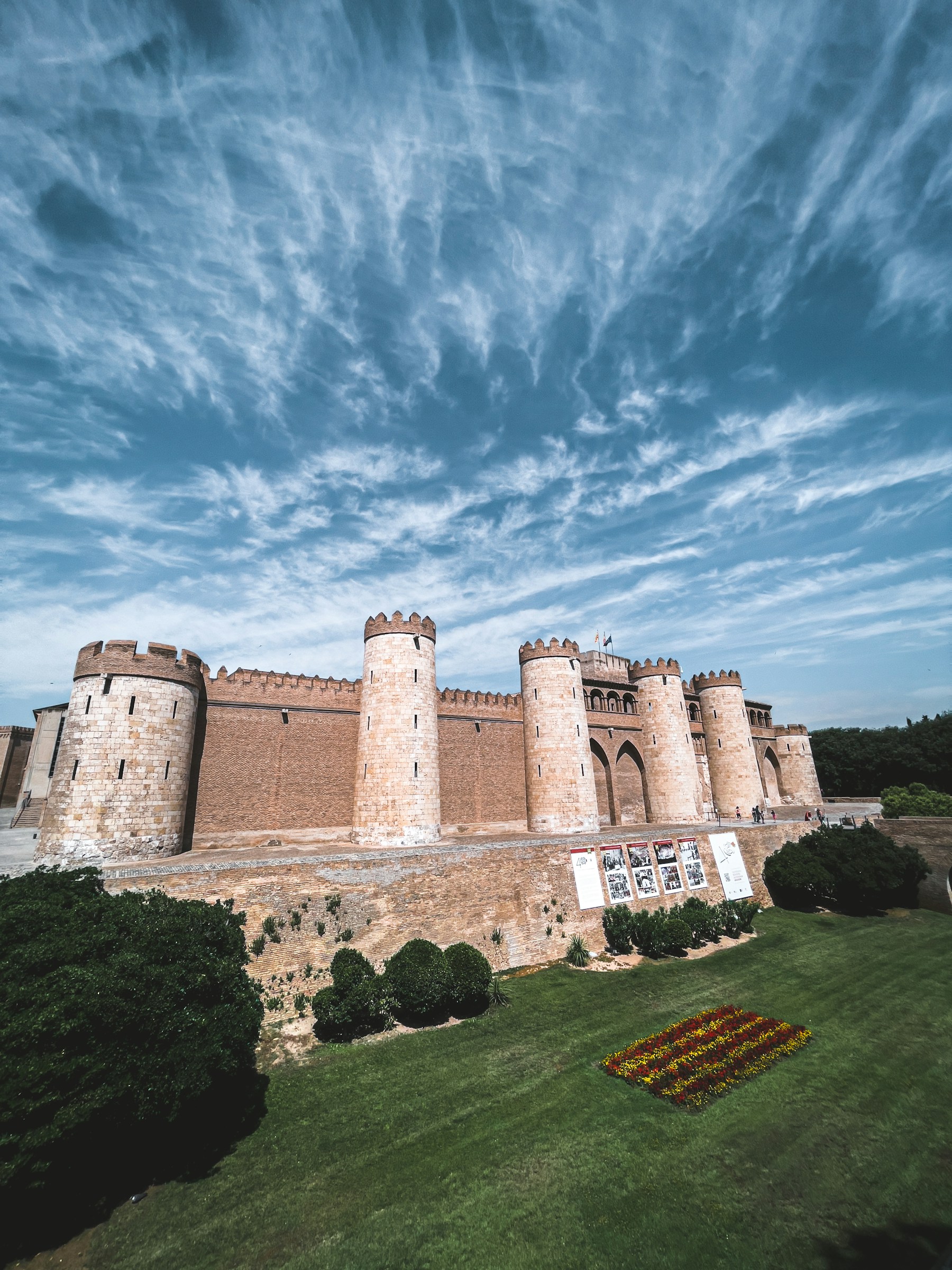 The Aljafería Palace in Zaragoza
